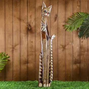 Сувенир дерево "Кошка" 100х20х6 см