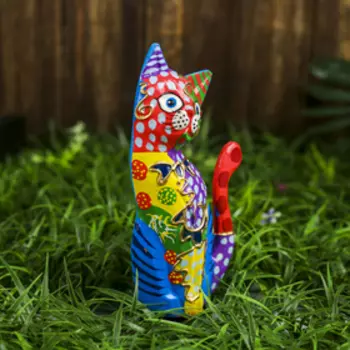 Сувенир дерево "Кошка" 12х4х21 см