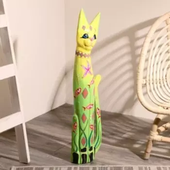 Сувенир дерево "Кошка" 18х7х80 см