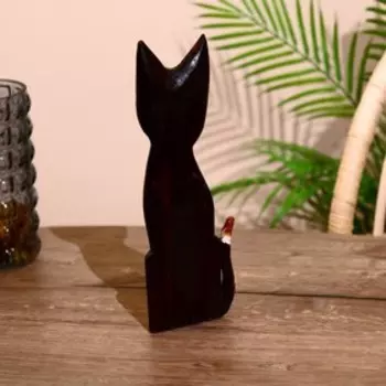 Сувенир «Кошка», 30 см, дерево