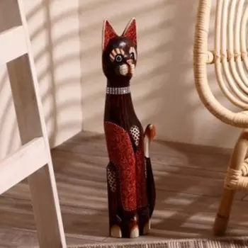 Сувенир дерево "Кошка" 50 см