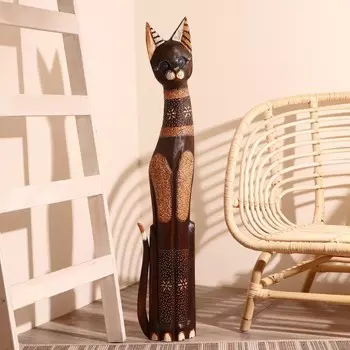 Сувенир дерево "Кошка ажурная. Восточная сказка" 100х18х6,5 см