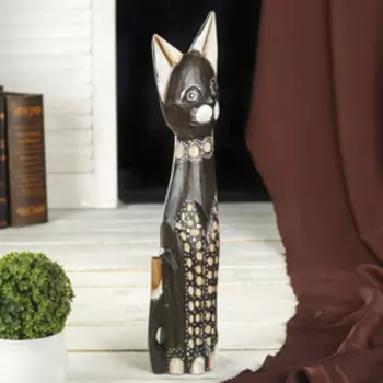 Сувенир дерево "Кошка Пятнистые лапки" 5,5х11х40 см