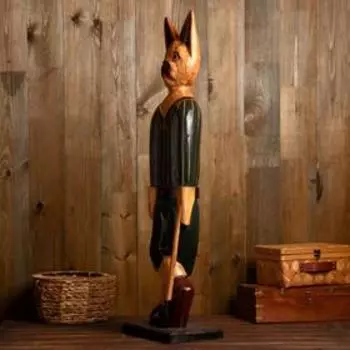 Сувенир дерево "Кот " 15х25х100 см