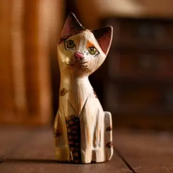 Сувенир «Котёнок», 1252.5 см, дерево