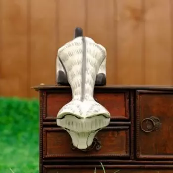 Фигура интерьерная «Котёнок Матвей подглядывает», 24177 см, дерево