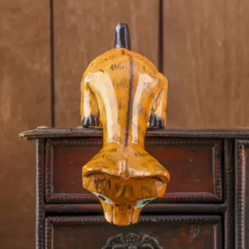 Фигура интерьерная «Котёнок Рыжик подглядывает», 19115 см, дерево