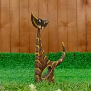 Сувенир дерево "Лунный кот" 45х30х5 см