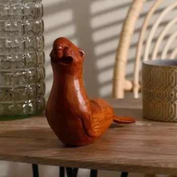 Сувенир дерево "Морской слон" 22х16х6 см