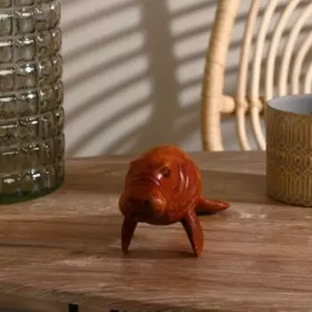 Сувенир дерево "Морской слон" 24х10х7 см