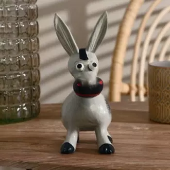 Сувенир дерево "Ослик" 12х20х7 см