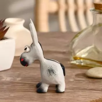 Сувенир дерево "Ослик" 6х9х4 см