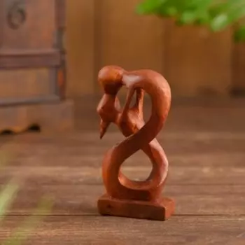 Сувенир дерево "Пара Бесконечность" 10х5х2 см