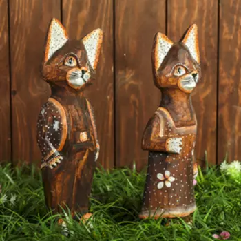 Сувенир дерево "Парочка" 11х9х30 см