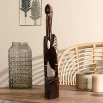 Сувенир дерево "Пеликан" тёмный 50 см