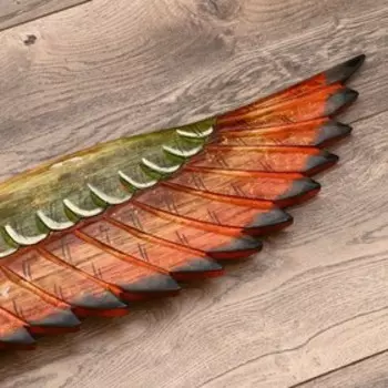 Сувенир дерево "Попугай" 100х20х2,5 см