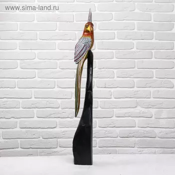 Сувенир дерево "Попугай" 10х11х80 см