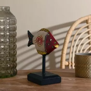 Сувенир дерево "Рыбка" на подставке МИКС 25х10х26 см