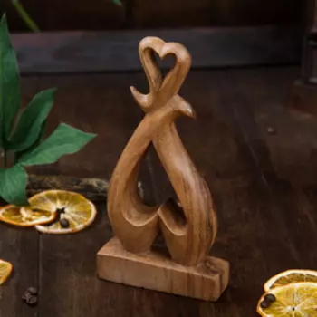 Сувенир дерево "Сердце" 20х9х3 см