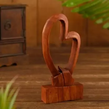 Сувенир дерево "Сердце" 20х9х3 см