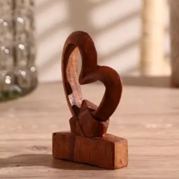 Сувенир дерево "Сердце любви" 10х8х2,5 см