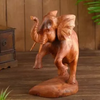 Сувенир дерево "Слон" на дыбах 30х29х15 см