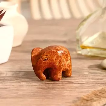 Сувенир дерево "Слоник" 5х4х2,5 см