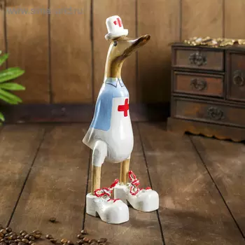 Сувенир «Утка Медсестра», дерево, 13927 см