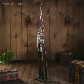 Сувенир дерево "Узорчатый слон" 14х22х100 см