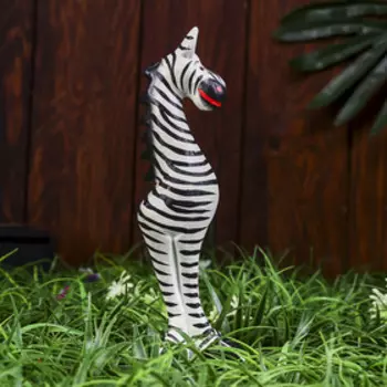 Сувенир дерево "Зебра Мироша" 20х5х4,5 см