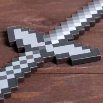 Деревянное оружие, меч стража цитадели «Пиксель», 37 см МИКС