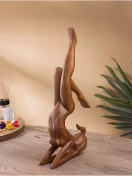 Сувенир "Девушка" дерево суар, 38х6х40 см