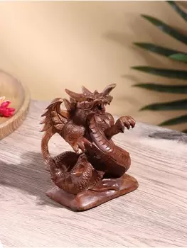 Сувенир "Дракон" дерево суар, 13х7х16 см