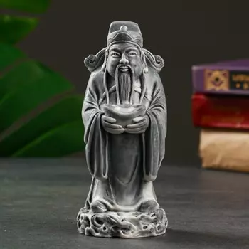 Сувенир "Дунфаншо со слитком" 14см