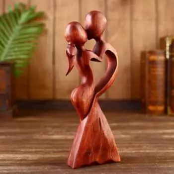 Сувенир "Французский поцелуй" 20 см, дерево суар