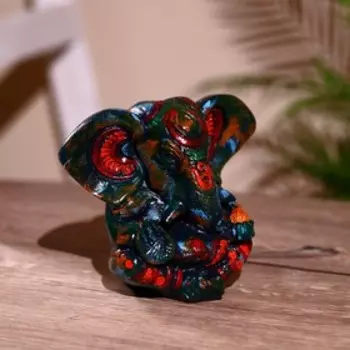 Сувенир "Ганеша" камень 12 см МИКС