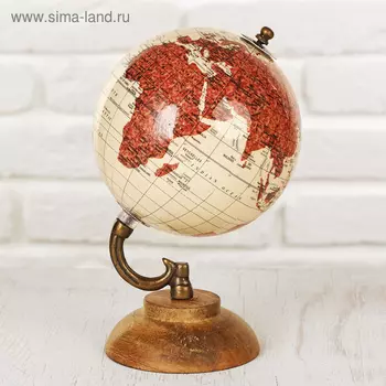 Сувенир глобус "Пустыня" 12,5х12,5х21,5 см