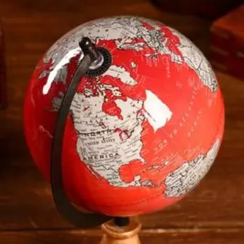 Сувенир глобус "Рассвет" 17х15х28 см