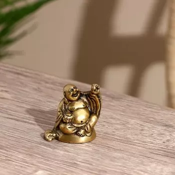Сувенир «Хотэй», 4.5 см, латунь