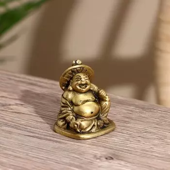Сувенир «Хотэй», 4.5 см, латунь