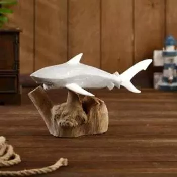 Сувенир из дерева "Акула" 30х13х13 см