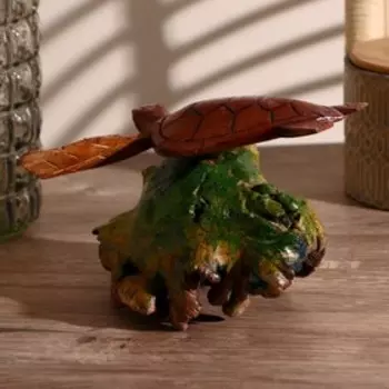 Сувенир из дерева "Мудрая черепаха" 30х20х17 см