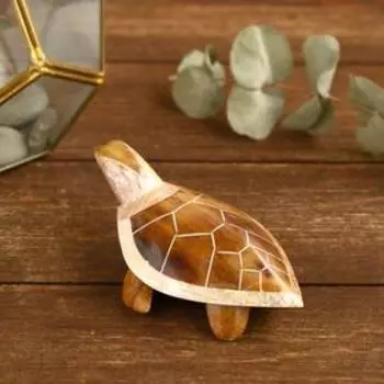 Сувенир из ракушки "Медовая черепашка" 12х7х4 см