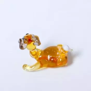 Сувенир из стекла "Бемби лежачий"