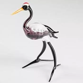 Сувенир из стекла "Журавль"