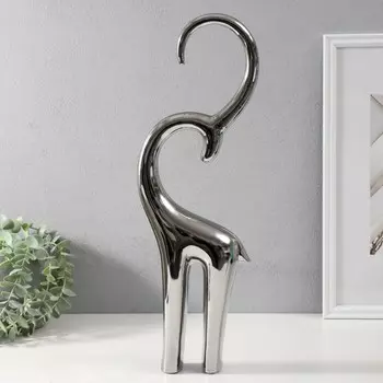 Фигурка керамика «Антилопа», серебро, 61347.5 см