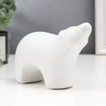 Сувенир керамика "Белый медведь" 9,5х6,8х16,5 см