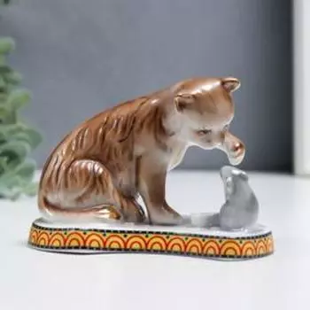 Сувенир керамика "Кошки-мышки" МИКС 9х12х8 см
