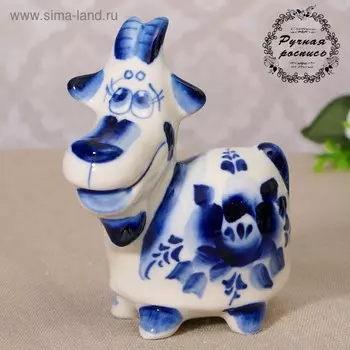 Сувенир керамика "Коза Дереза" 10х7,5 см