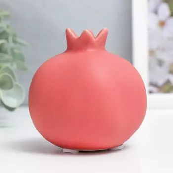 Сувенир керамика "Красный матовый гранат" 7,5х7,5х7,5 см